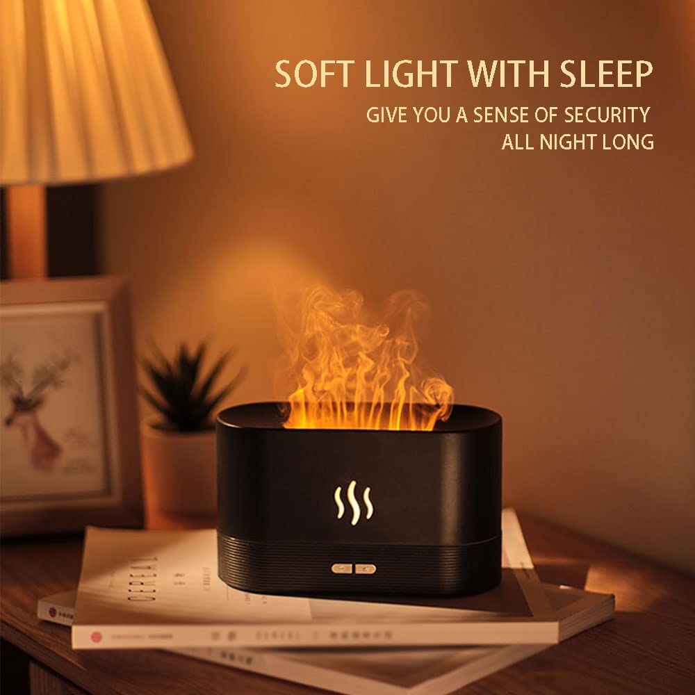 Flame Air Humidifier Aroma Diffuser