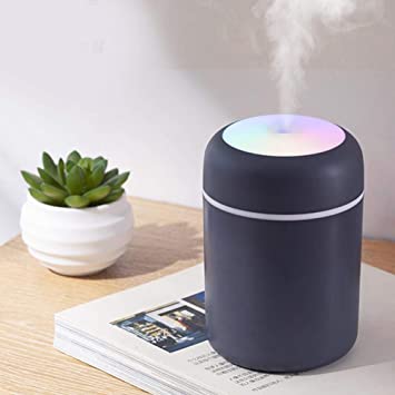 Portable Deluxe Air Humidifier Aroma Oil with Colorful Night Light