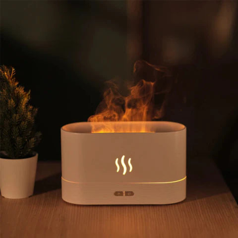 Flame Air Humidifier Aroma Diffuser