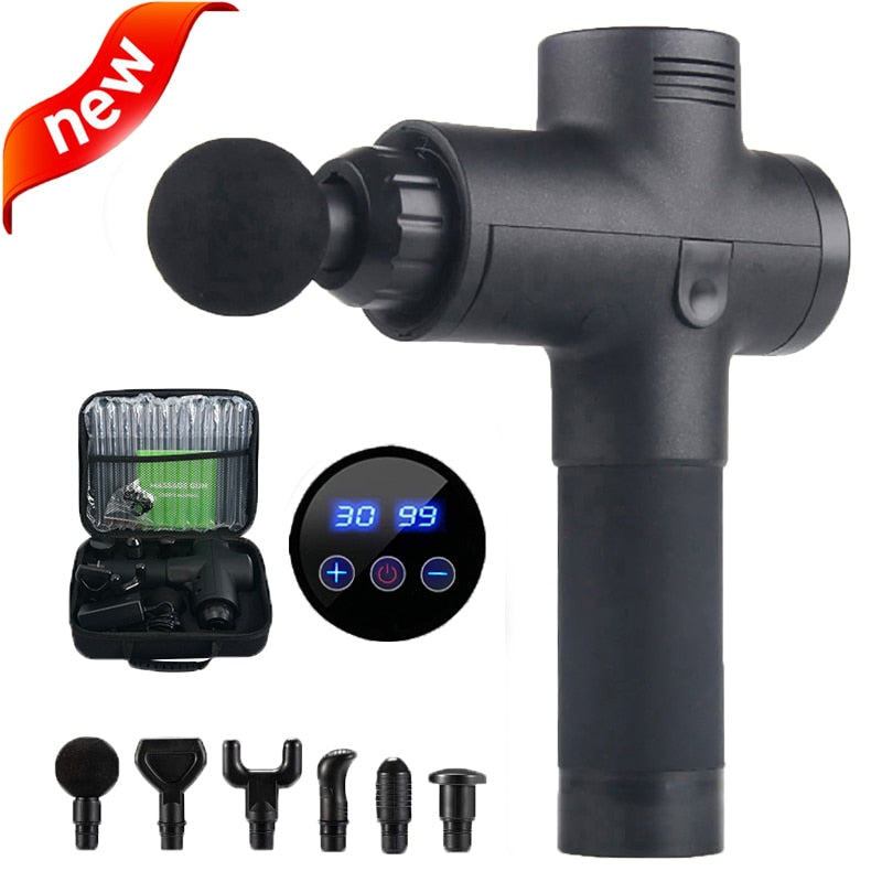 Massage Gun - Deep Body Massager For Muscle Pain Relief  Exercising Body and Relaxation