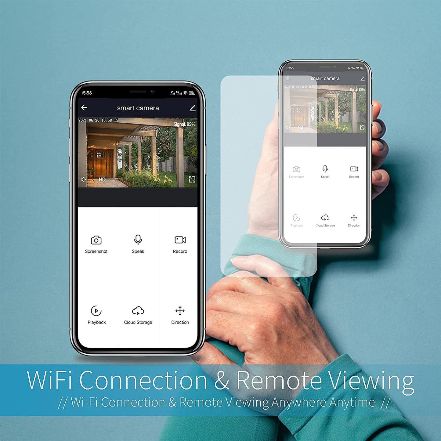 WiFi Wireless Night Vision Surveillance Camera Bulb
