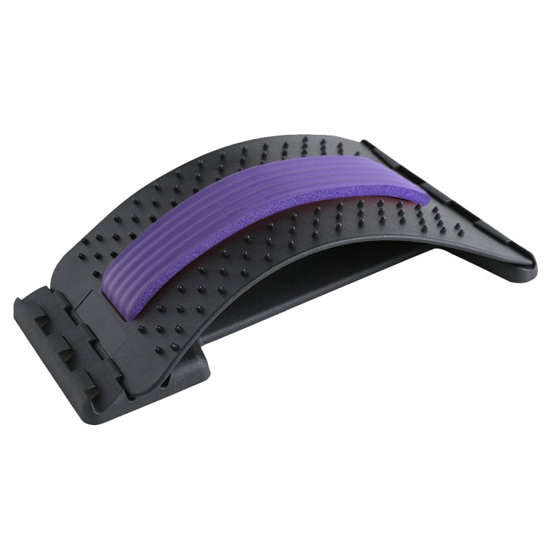 Multi-Level Back Massage Stretcher Device for Lower Back Pain Relief & Spinal Pain Relief