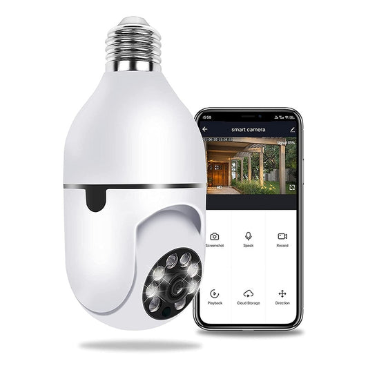 WiFi Wireless Night Vision Surveillance Camera Bulb