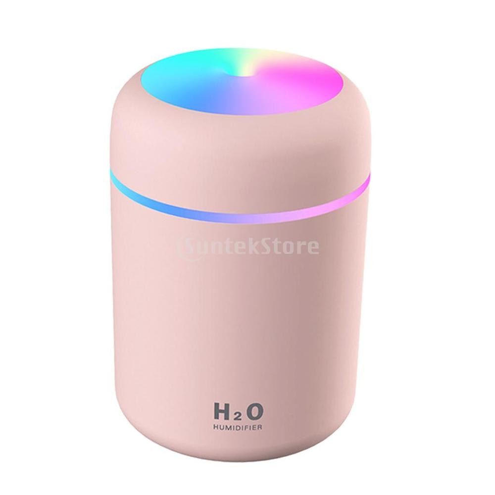 Portable Deluxe Air Humidifier Aroma Oil with Colorful Night Light