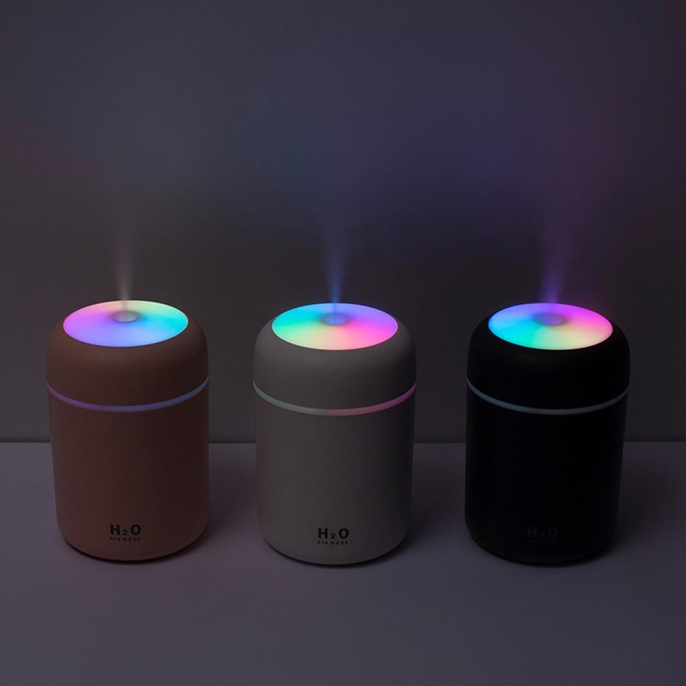 Portable Deluxe Air Humidifier Aroma Oil with Colorful Night Light
