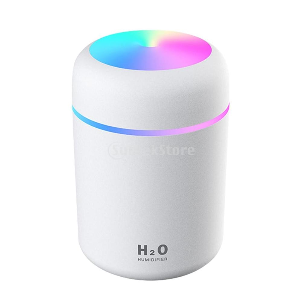 Portable Deluxe Air Humidifier Aroma Oil with Colorful Night Light