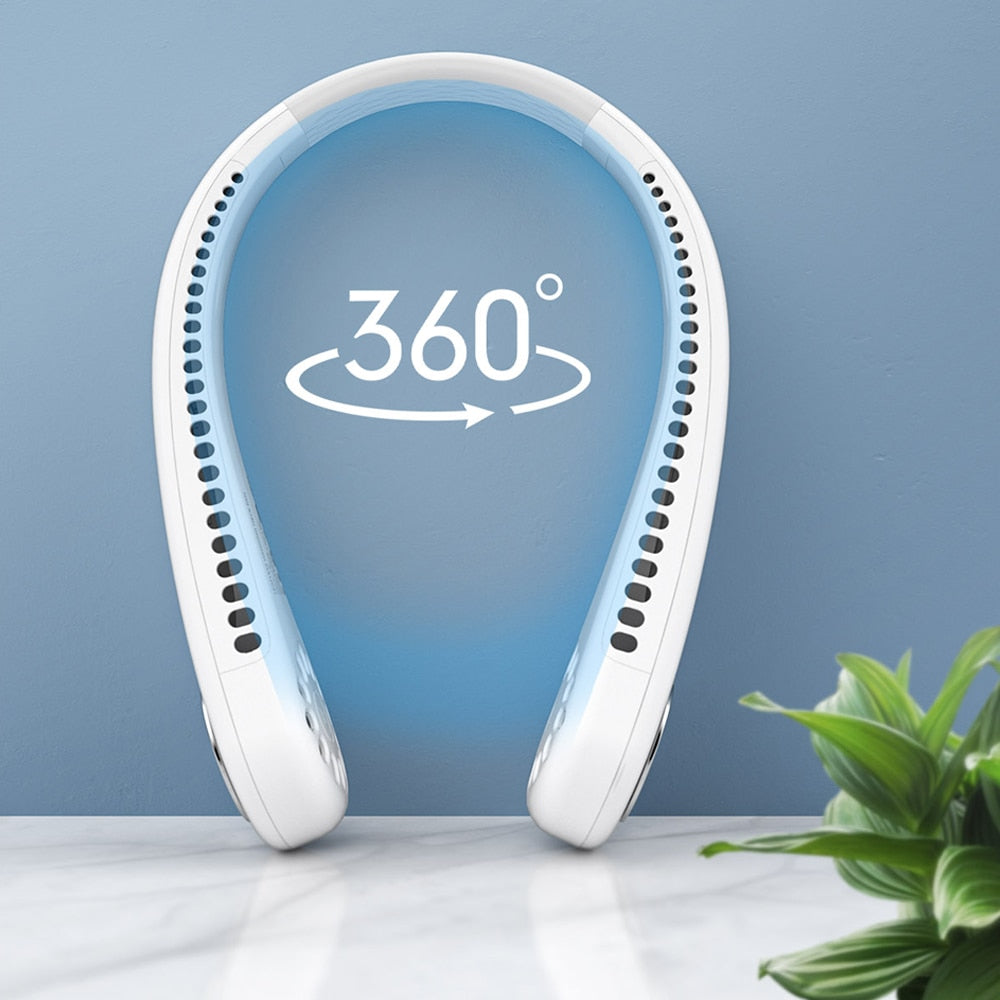 Ultra Quiet Wireless Portable Neck Fan