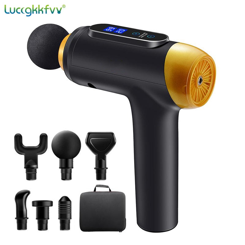 Massage Gun - Deep Body Massager For Muscle Pain Relief  Exercising Body and Relaxation