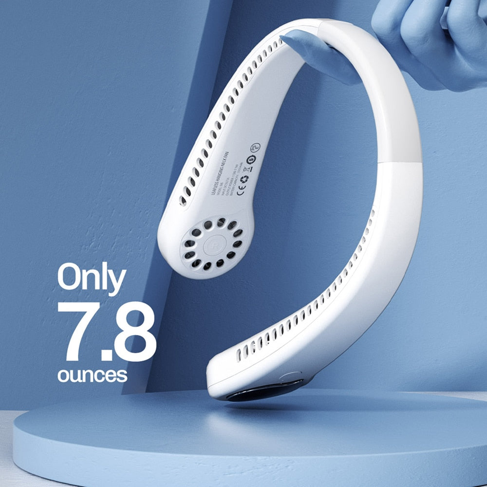 Ultra Quiet Wireless Portable Neck Fan