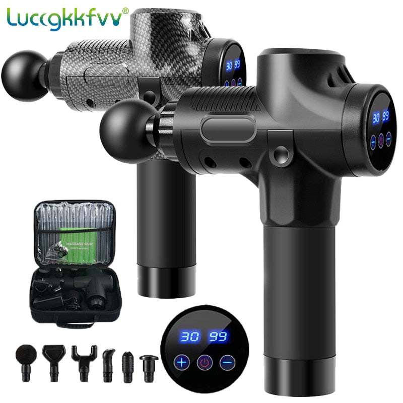 Massage Gun - Deep Body Massager For Muscle Pain Relief  Exercising Body and Relaxation