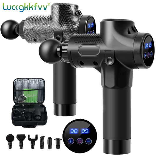 Massage Gun - Deep Body Massager For Muscle Pain Relief  Exercising Body and Relaxation